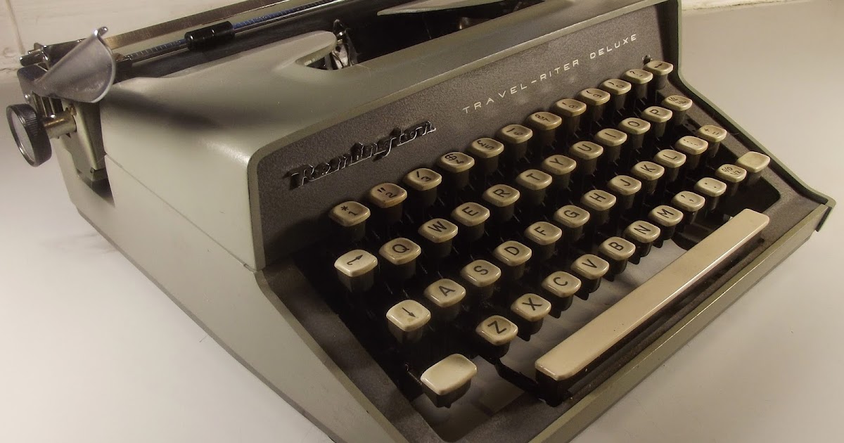 完動品 Remington TRAVEL-RITER DELUXEタイプライター